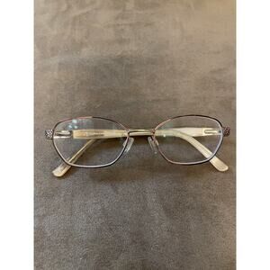 Sophia Loren M246 168 Eyeglasses Sunglasses Frames Brown Gold Round Full Rim 120